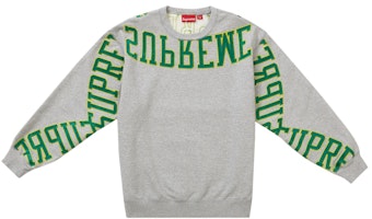 Supreme Multi Arc Crewneck Heather Grey Supreme Multi Arc Crewneck Heather Grey