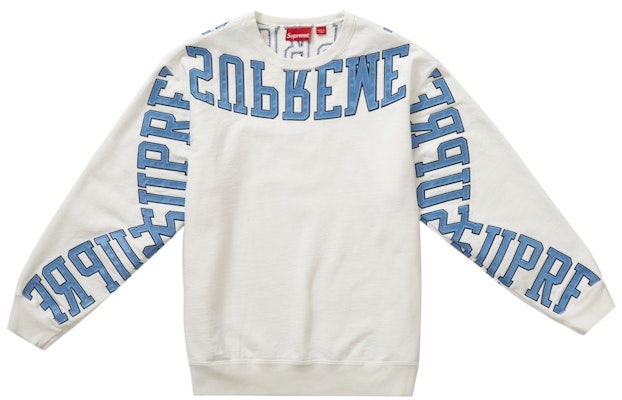 Supreme Multi Arc Crewneck White Buy Supreme Multi Arc Crewneck White
