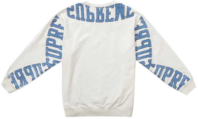 Supreme Multi Arc Crewneck White Order Supreme Multi Arc Crewneck White