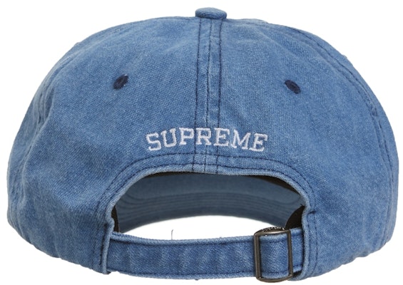 Supreme Logo Pelbagai Warna 6-Panel Denim Cerah Order Supreme Logo Pelbagai Warna 6-Panel Denim Cerah