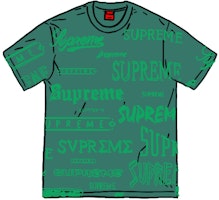 Supreme Multi Logo Tee Dark Teal Supreme Multi Logo Tee Dark Teal