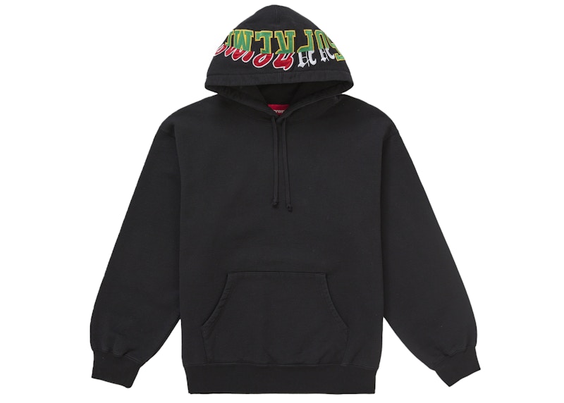 Supreme Multi Logos Hooded Sweatshirt Black