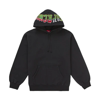 Supreme Multi Logos Hooded Sweatshirt Black