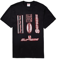 Supreme Multi Logos Tee Black