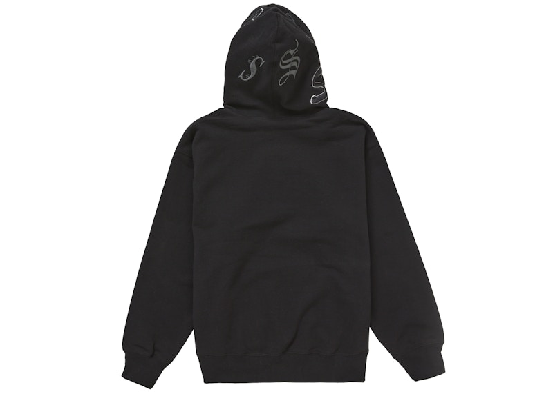 Supreme Multi S Logo Hooded Sweatshirt Black 圖 4