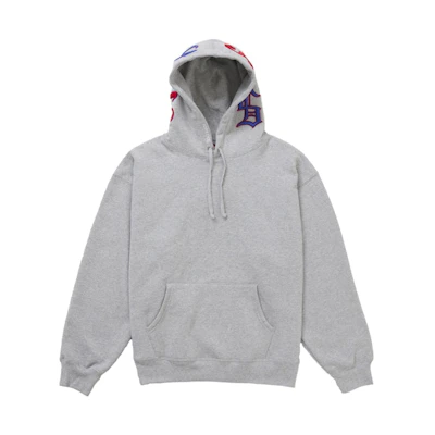Supreme Multi S Logo Hooded Sweatshirt Heather Grey