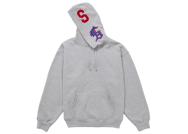 Supreme Multi S Logo Hooded Sweatshirt Heather Grey 圖 2