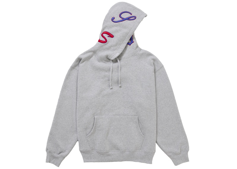 Supreme Multi S Logo Hooded Sweatshirt Heather Grey 圖 3