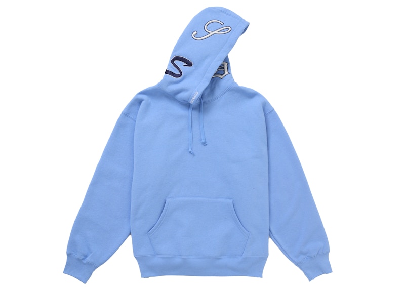 Supreme Multi S Logo Hooded Sweatshirt Light Blue 圖 3