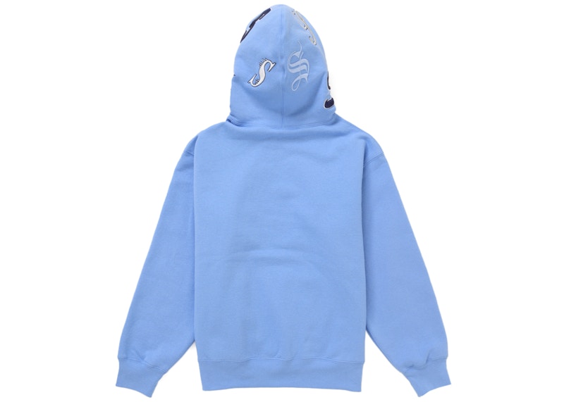 Supreme Multi S Logo Hooded Sweatshirt Light Blue 圖 4