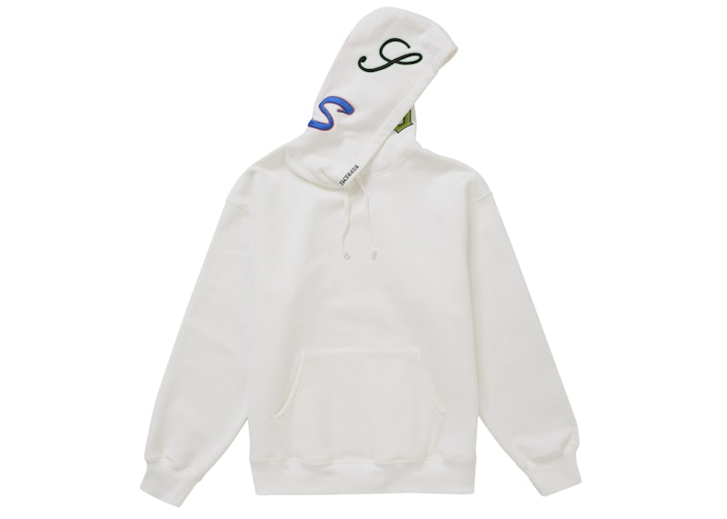 Supreme Multi S Logo Hooded Sweatshirt White 圖 3