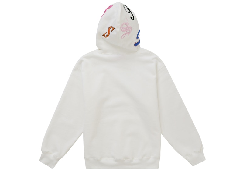 Supreme Multi S Logo Hooded Sweatshirt White 圖 4