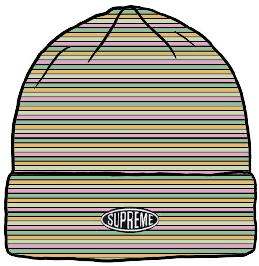 supreme-multi-stripe-beanie-fw-20-pink
