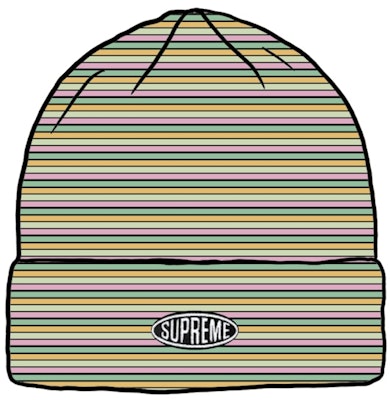 Supreme Gorro Rayas Multicolor (FW20) Rosa Buy Supreme Gorro Rayas Multicolor (FW20) Rosa