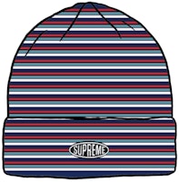 Supreme Multi Stripe Beanie (FW20) White