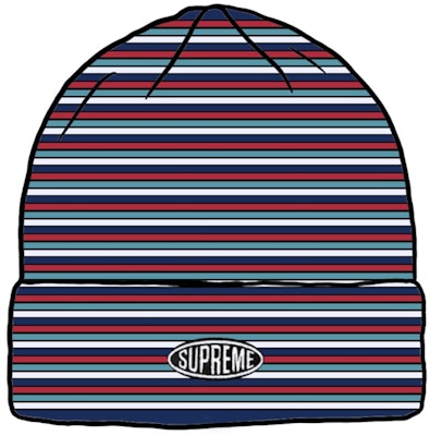 Supreme 多色条纹针织帽 (FW20) 白色 Buy Supreme 多色条纹针织帽 (FW20) 白色