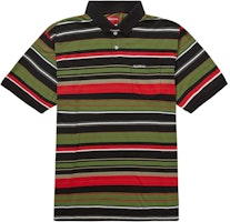 Supreme Multi Stripe Polo Black Supreme Multi Stripe Polo Black