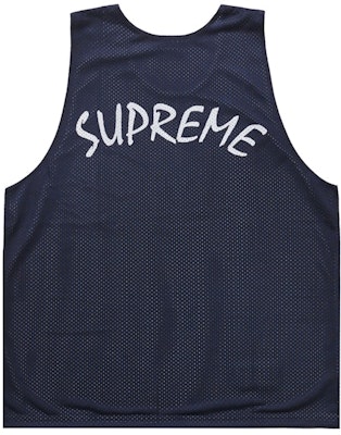 Supreme Mustang Reversible Basketball Jersey Navy Order Supreme Mustang Reversible Basketball Jersey Navy