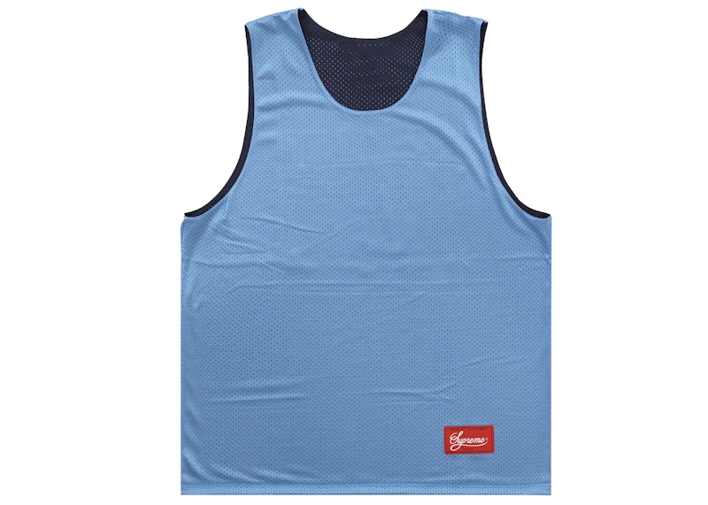 Lookbook シュプリーム リバーシブル バスケットジャージ (ネイビー)
