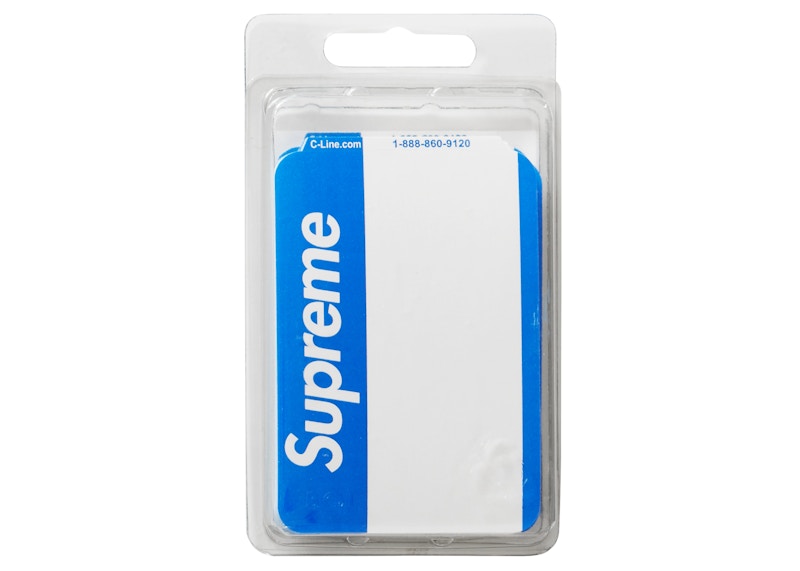 Order Supreme Etiquetas Adhesivas Nombre (Paquete de 100) Azul