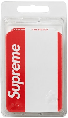 Supreme Name Badge Stickers (Pack of 100) Red Order Supreme Name Badge Stickers (Pack of 100) Red