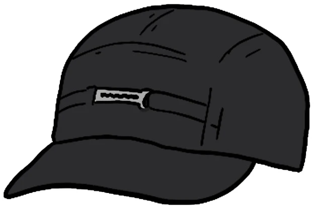 supreme-name-plate-camp-cap-black