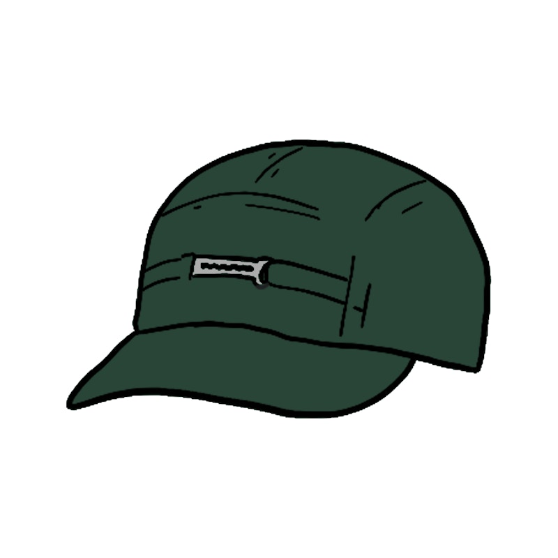 Buy Supreme Topi Camp Nama Piring Hijau Gelap