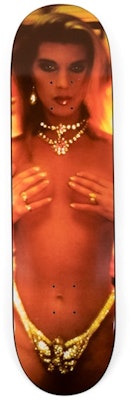 Supreme Nan Goldin Kim Dek Papan Skate Rhinestones Multi Warna Buy Supreme Nan Goldin Kim Dek Papan Skate Rhinestones Multi Warna