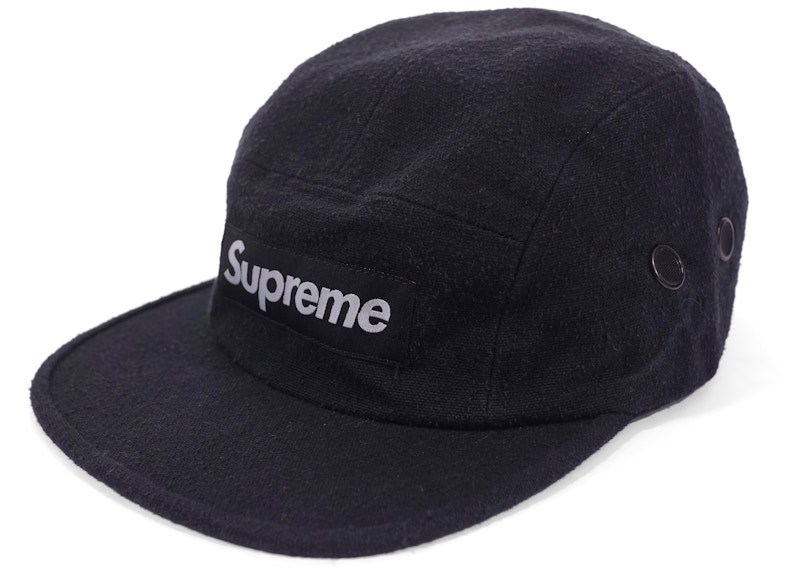 Buy "Gorra Supreme de Lona Negra con Napa"