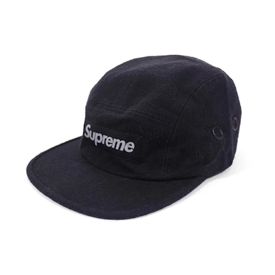 Supreme Napped Canvas Camp Cap Black