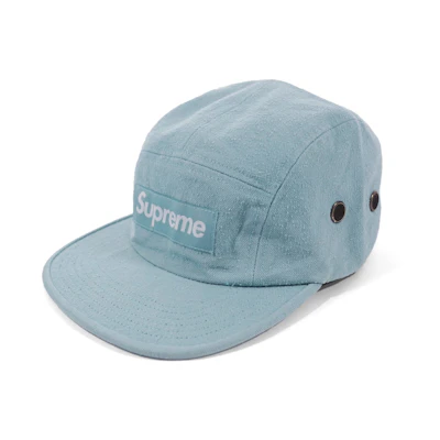 Supreme Napped Canvas Camp Cap Dusty Teal