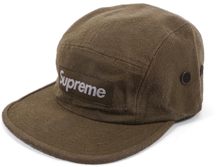 supreme-napped-canvas-camp-cap-olive