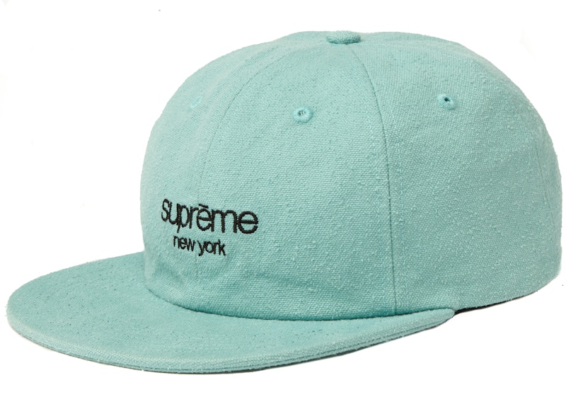 Supreme Napped Canvas Classic Logo 6 ‘Panel Dusty Teal