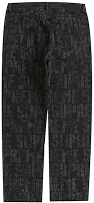 Supreme Needle Punch Regular Jean Washed Black Order Supreme Needle Punch Regular Jean Washed Black