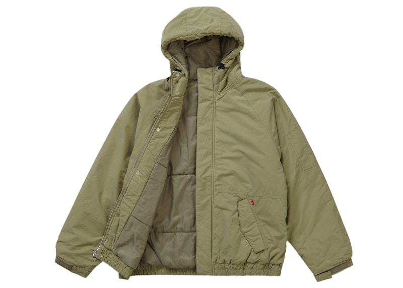 Supreme Needlepoint Hooded Jacket Olive 圖 2