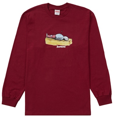 Supreme Neil Blender 箭头长袖T恤 深红色 Buy Supreme Neil Blender 箭头长袖T恤 深红色