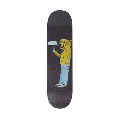 Supreme Neil Blender Cheetah Skateboard Deck Black