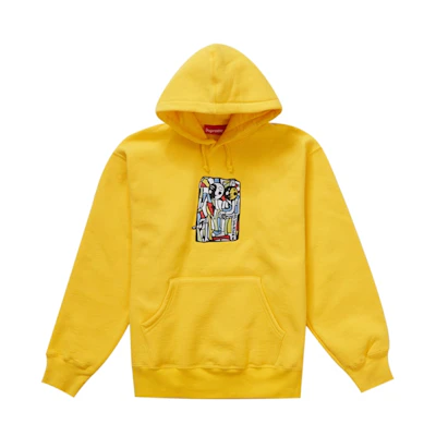 Supreme Neil Blender Mosaic Hooded Sweatshirt Yellow