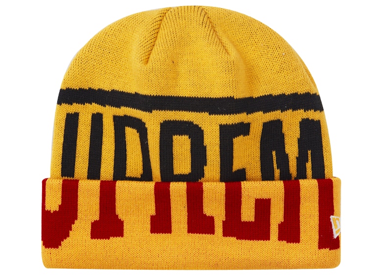 Buy Supreme New Era Gorro Amarillo Bicolor con Logo