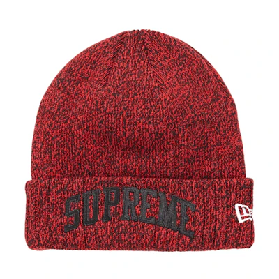 Supreme New Era Arc Logo Beanie Red