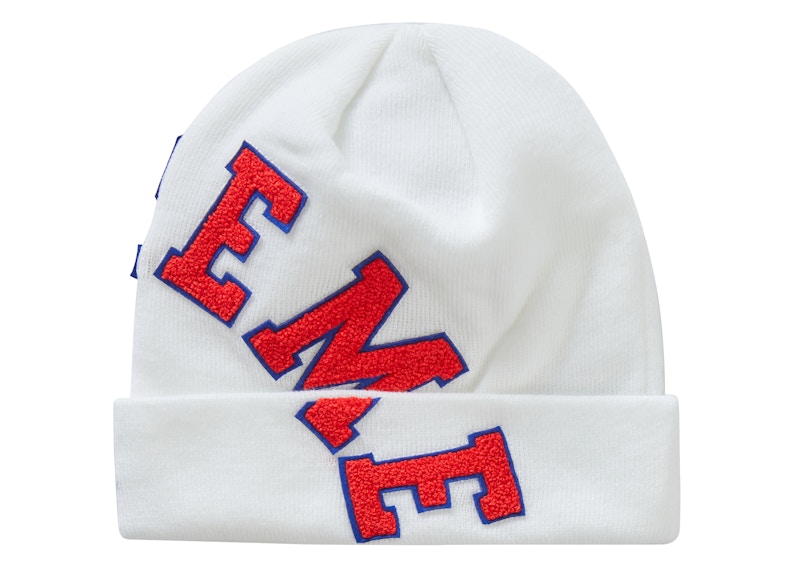 Order Supreme New Era 大拱形白色针织帽