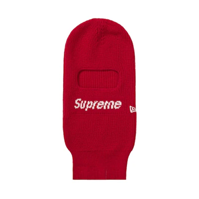 Supreme New Era Box Logo Balaclava Red