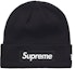 Buy Supreme New Era Box Logo Beanie (FW21) Black