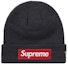 Buy Supreme New Era Box Logo Beanie (FW21) Charcoal