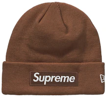Supreme New Era Box Logo Beanie (FW21) Dark Brown Supreme New Era Box Logo Beanie (FW21) Dark Brown