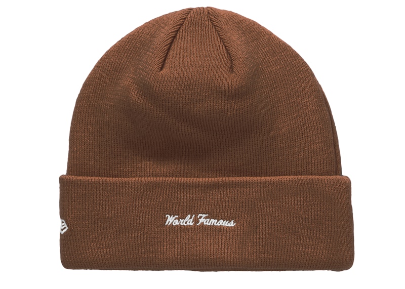 Supreme New Era Box Logo Beanie (FW21) Dark Brown 圖 2