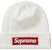 Supreme New Era Box Logo Beanie (FW21) White