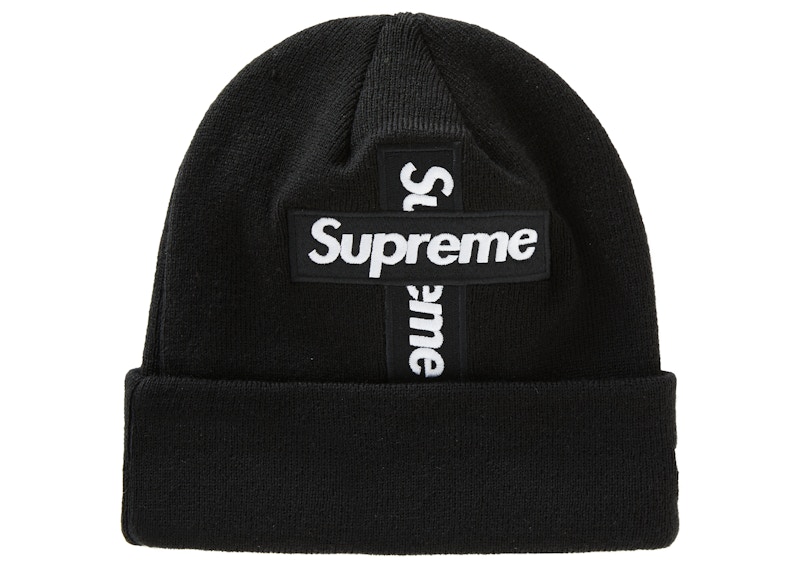 Buy Gorro Negro Supreme New Era Cross Box Logo