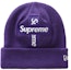 Buy 슈프림 X 뉴에라 크로스 박스 로고 비니 (퍼플)