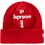 Buy Supreme New Era Cross Box Logo Beanie Red